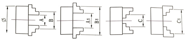 滚轴 抓撑 尺寸 640mm