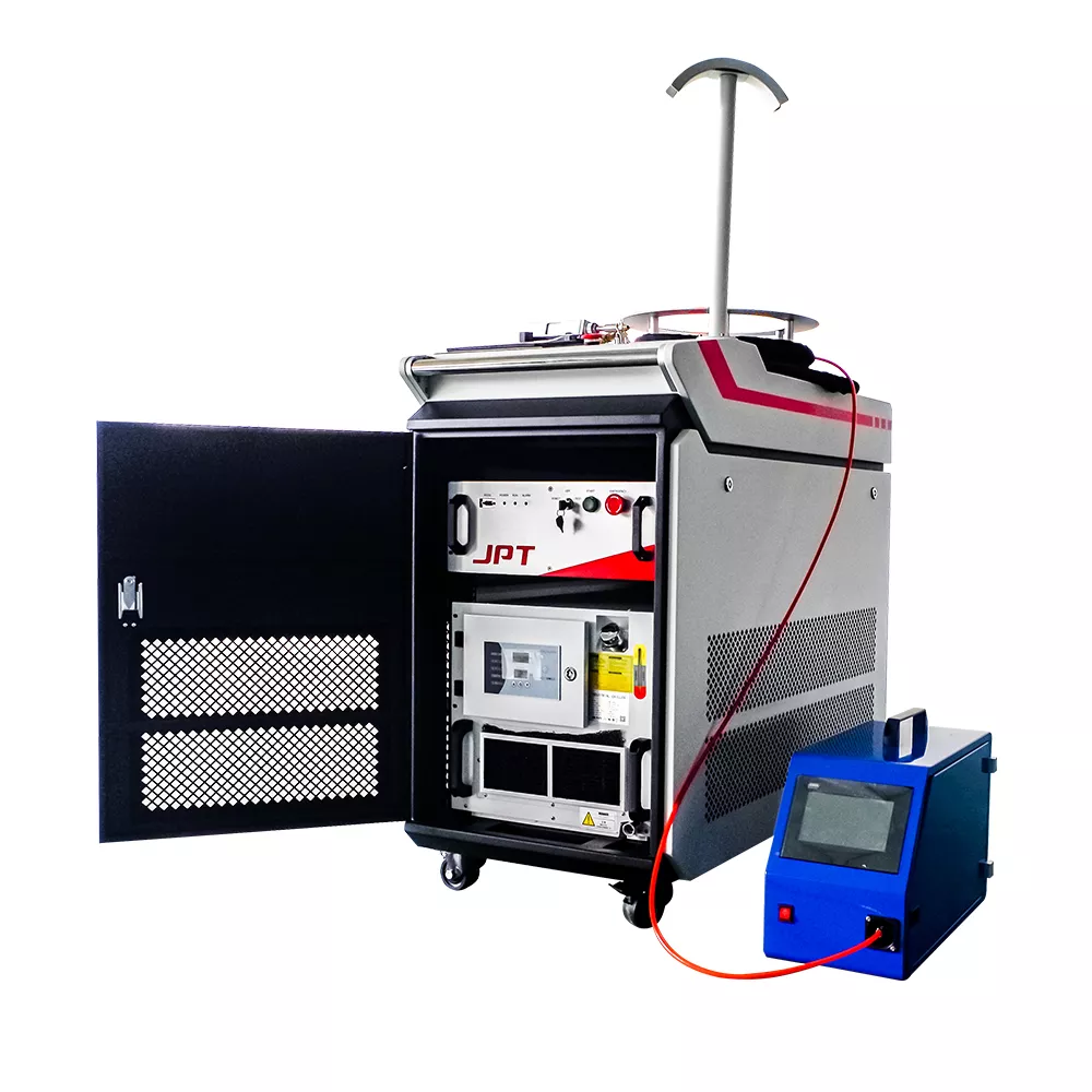 حار بيع المحمولة الألياف الليزر لحام JPT 1000w 1500w 2000w آلة لحام بالليزر للمعادن